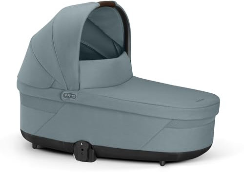 CYBEX Gold COT S LUX Kinderwagenaufsatz, Ab Geburt bis ca. 6 Monate (max. 9 kg), Für CYBEX Balios S Lux und Talos S Lux, Stormy Blue