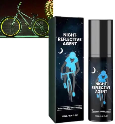 Peinture en aérosol phosphorescente, peinture en aérosol transparente, peinture en aérosol fluorescente, peinture qui brille en vert dans le noir, peinture réfléchissante, pour pochoirs et (bleu)