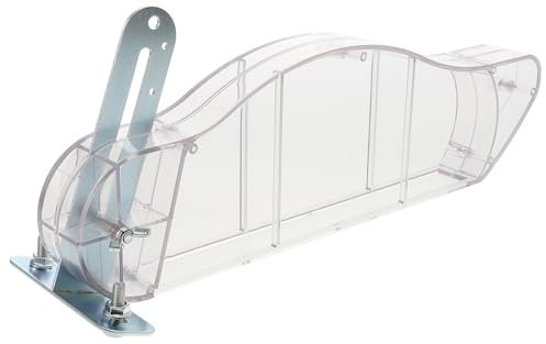 Mikikit Transparente Tischkreissäge Schutzabdeckung Staubdichtes Kunststoffgehäuse Zur Unfallverhütung Praktischer Holzstaub-schutzschild Für Sichere Holzbearbeitung Stabiles Cover Für Tis