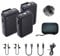 JNJOOD Micrófono de grabación Lavalier de doble canal con 98 pies para Smartphone DSLR Cámara DV Vlog Live Style: 1 RX y 2TX