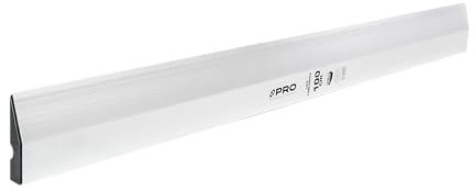 PRO - Abziehlatte, Putzlatte Alu, Kartätsche - Trapezprofil, Spitzprofil - aus Aluminiumlegierung mit erhöhter Härte, Ergonomische Fingermulden - Alu Profil 1,5 mm & Gewicht von 0,84 kg/m - 100cm