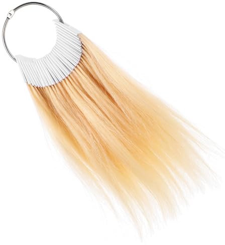 Mikinona 30stücke Teiliges Echthaar Farbproben Ringe Haarfarbkarte Für Salon Und Friseure Für Farbberatung Und Haarfärbeversuche Echte Haarsträhnen Zum Testen Von Haarfarben