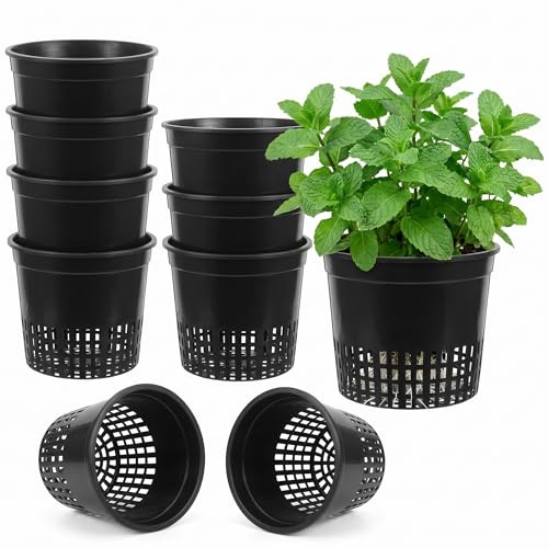 Homoyoyo 10stücke Kunststoff-pflanzkörbe Für Wassergras Hydrokultur-Becher Mit Bodenlöchern Für Drainage Pflanztopf Für Wasserpflanzen Robust Und Langlebig Für Laden Und Zuhause