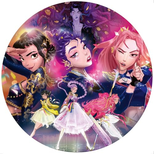 Ravensburger Puzzle - 12002052 - KPop Demon Hunters - for the Fans! - 500 Teile Rundpuzzle für Erwachsene und Kinder ab 14 Jahren