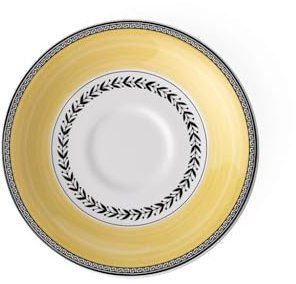 Villeroy und Boch Audun Ferme Mokka-/Espressountertasse, 14 cm, Premium Porzellan, Weiß/Bunt