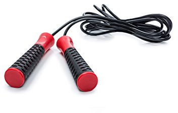 Gymstick Springseil PRO 275 cm, Schwarz-Rot, OneSize