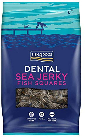 Fish4Dogs Sea Jerky Squares 100 g (Pack of 3)
