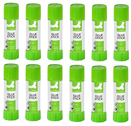 Q-Connect Glue Stick 20g (12 Pack) KF10505Q