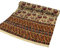 GURU SHOP Blockdruck Tagesdecke, Bett & Sofaüberwurf, Handgearbeiteter Wandbehang, Wandtuch - Design 2, Baumwolle, Size:Double 225x275 cm