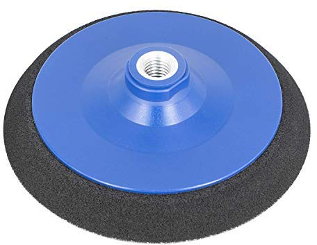 Plateau de polissage Ø 150 mm - Plateau de poncage moyen pour Meuleuse d'angle avec Filetage M14 pour disques abrasifs auto-agrippant