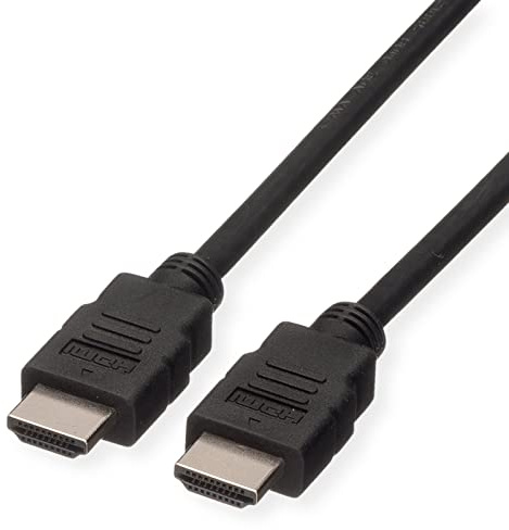 ROLINE HDMI High Speed Kabel mit Ethernet, LSOH, schwarz, 1 m