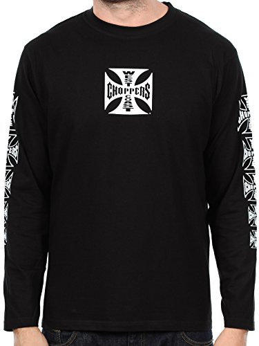 West Coast Choppers Black OG Cross Long Sleeved T-Shirt