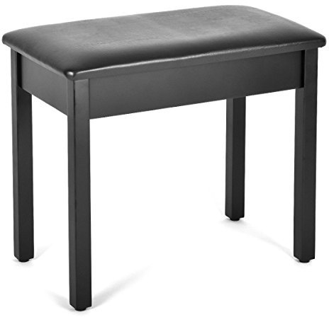 Mirage PB117 Piano Stool Bench - Matt Black Finish