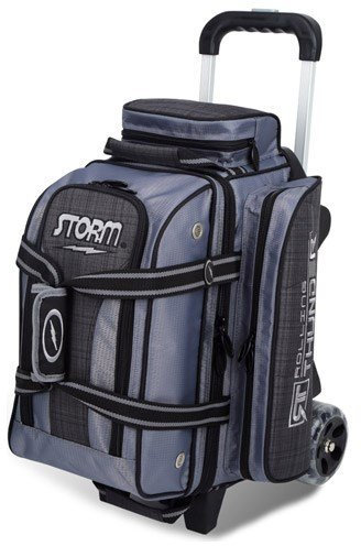 Storm Bowling Products 2 Ball Rolling Thunder Bowling Bag- Plaid/Gray/Black