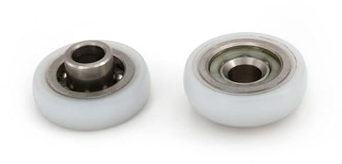 Cuscinetti Box Doccia VR - KIT 2 PEZZI Rotelle a Sfera di Ricambio Doccia SAMO diametro 22mm spessore ruota 6mm foro 6mm