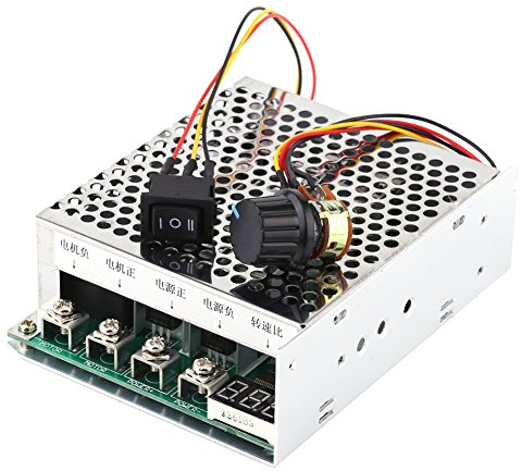 DC Motor Speed Controller 10V-55V 60A Adjustable Module with Digital Display Reversible High Power Control