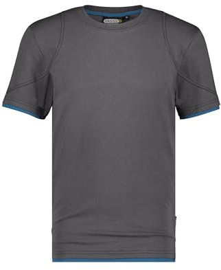 DASSY® Kinetic T-shirt - Größe 2XL - ANTHRAZITGRAU/AZURBLAU