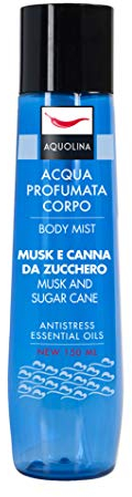 Aquolina Acqua Corpo Profumata al Musk e Canna da Zucchero. Fragranza persistente - 150 ml