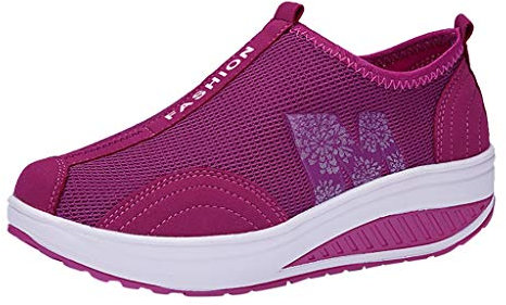 Chaussures CompenséEs De Course pour Femme Pas Cher Slip-on Baskets De Running Fitness Sport Respirant Mesh Chaussette Femme Sneakers Outdoors Jogging