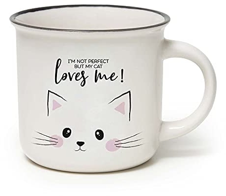 Legami Cup-Puccino Cat Tazza, Porcellana Bone China, Multicolore, 350 ml