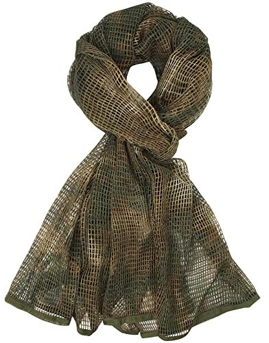 Fousam Sniper Voile en Maille Camouflage pour Chasse, Photographie, activités Militaires de Plein air