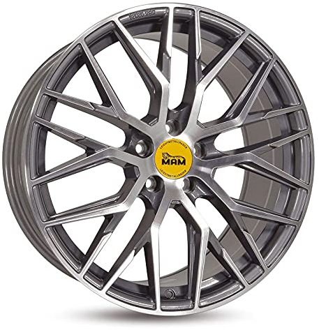 MAM RS4 7.5JX17 5/112 ET35 66.6 PALLADIUM FRONT POLISH Alufelge