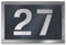 Metzler Hausnummer Edelstahl, individuelles Hausnummernschild in Anthrazit (RAL 7016), Straßenschild mit Hausnummer, kratzfest, robust, gebürstet, 3D-Effekt, Made in Germany, Größe: 38 x 26,4 cm