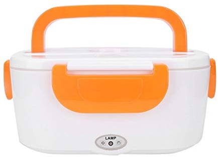Joyzan Electric Lunch Box, 12V Car Food Heater Portable 3 in 1 Food Warmer Leak Proof Thermal Container with Fast Heating (40W) for Truck Van Office Travel Camping