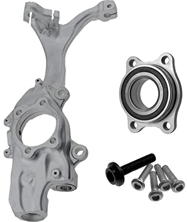 1x Achsschenkel 1x Radlager Vorderachse links für Audi A6 + Avant + Allroad