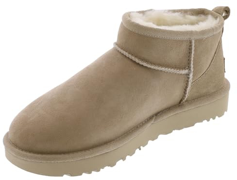 UGG W Classic Ultra Mini, Stivali Donna, Beige, 38 EU