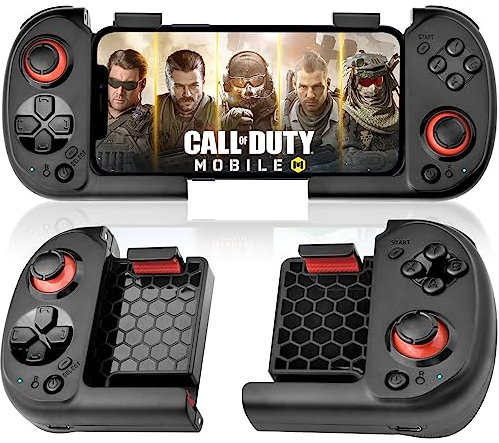 Joso Game Controller für iPhone, Android, Magnetische Tragbare Bluetooth Gamepad Joystick für iPhone 14,13,12,11, Samsung Galaxy, Oppo, Xiaomi, Google, Play COD Mobile, Genshin Impact, Minecraft