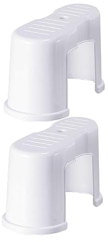 BCOATH 2stücke rutschfeste Toilettenhocker Für Badezimmer Praktische Fußstützen Unterstützung Toilettennutzung Robustem Kunststoff Für Erwachsene