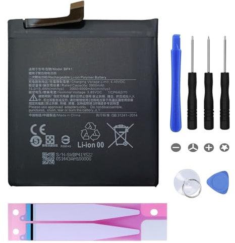 Batterie Compatible pour Xiaomi (avec Kit Outils + Adhésif, Mi 9T)