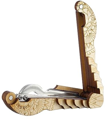 Shamanicshop D.Glazyrin Maultrommel (in Holzkoffer) – Mundmusikinstrument (Kieferharfe), schöner Klang, hervorragende Qualität, original russische Maultrommel (Kieferharfe, Dan Moi)