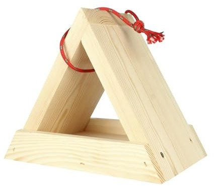 IDEA HOME Vogelfütterer IH MINI DIY Futterhaus für Vögel Vogelhäuschen für Vogelfutter Futterhaus Vogelfutterstation Holz