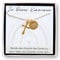 925er Silber Kreuz Halskette personalisiert als Geschenk zur Kommunion/Konfirmation/Taufe (925er Silber vergoldet)