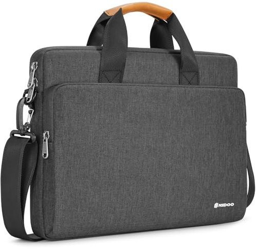 NIDOO 15.6 16 Inch Laptop Shoulder Messenger Bag Briefcase Sleeve for 16 MacBook Pro /15 Surface Book 3/15.6 ThinkPad T15 L15 E15 T15 P15s P16 T16 Z16 /Yoga 7i /Legion 5 7 7i / G16 Gaming/XPS 17