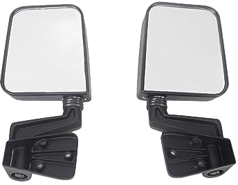 Auto Außenspiegel für Je-ep Wrangler TJ 1996-2006 Links Rechts Tür Seite Flügel Spiegel Glas Erhitzt Rückansicht Rück Konvex Türspiegelglas