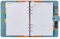 Kalender 2025 Buchkalender A5 Nachfüllbar, Wochenplaner mit Monatsregistern, Tasche & Stiftschlaufe, 1 Woche 2 Seiten mit Budget Notizen Kontakt, Softcover Planer Terminplaner Ringbuch, Jan.25-Dez.25