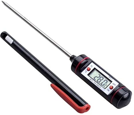 Termómetro de lápiz de acero de acero inoxidable Temperatura de aire acondicionado Probador de carne Termosensor de termómetro de carne