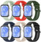 WindRen 6 Pièces Bracelet pour Huawei Watch Fit 4/Fit 3,Bracelet Fitness Bande de Remplacement en Silicone Strap Extensible Compatible avec Huawei Watch Fit 4/Fit 3