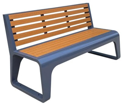GUERNSEY Parkbank Edelstahl-Parkstuhl, malerische Flughafen-Wartebank, Einkaufszentrum, Freizeitbank, Garten, Gemeinschaftshof, Ruhebank Außenbänke(1.5m)