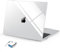 BlueSwan Coque Compatible avec MacBook Air 13 Pouces M4 M3 M2 2025 2024 2022 A2681 A3113 A3240, Mac 13,6 Housse de Protection Anti-Rayures, Étui Rigide Transparent - (Non Bord) Cristal Clair