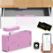 Eseesmart Smart Schubladenschloss, RFID Elektronisches Schrankschloss Möbelschloss NFC Schloss mit Bluetooth APP für Briefkasten Schubladen Schrank Cabinet Kasten Rosa