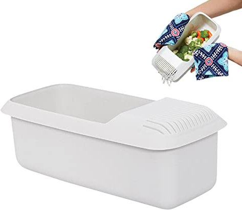 Cuiseur à pâtes micro-ondes – Solution de cuisson rapide, nettoyage facile | Cuiseur vapeur polyvalent pour pâtes et légumes, serveur à spaghetti, bol à pâtes pour micro-ondes pour des plats de pâtes