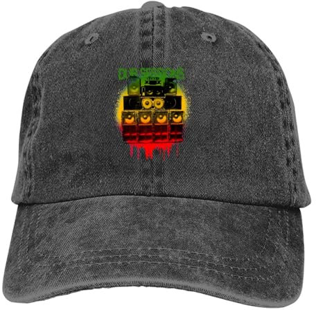 OAUMJIIL Dub Sessions Baseball Caps Peaked Cap Reggaee Musik Sun Shade Hüte für Männer