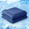 EASELAND Kühldecke für Doppelbett, Kalt-Touch-Stoff absorbiert Körperwärme, doppelseitiges, kühles Design, weiche, flauschige Kühldecke für Nachtschweiß, Heißschläfer (Marineblau, Doppelbett (172 x