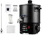 IeBilif Wax Melter for Candle Making, 6L Large Electric Wax Melting Pot, with Heating Core Brass Spout & Temp Control，Ideal for Small-Scale Commercial or Home Use