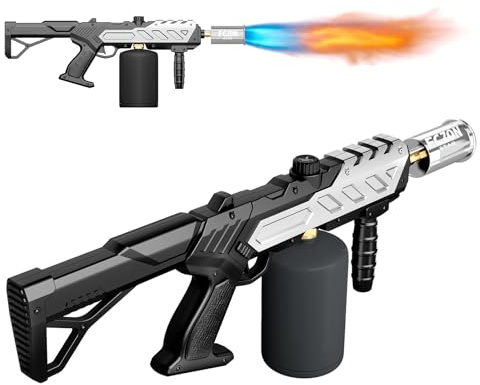 FCZON Pistolet à propane amovible avec flamme réglable, chalumeau puissant pour barbecue, cuisson du steak, soudage, camping (réservoir de propane non inclus)