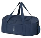 Samsonite TA Revolution - Faltbarer Kabinentasche Klein, Leicht & Kompakt, Reisetasche mit reflektierenden Details, 40 x 25 x 20 cm, 0.30 kg, Blau (Midnight Blue)